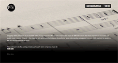 Desktop Screenshot of danadamsmusic.com